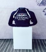 Navy Titanic and White Star Hoodie